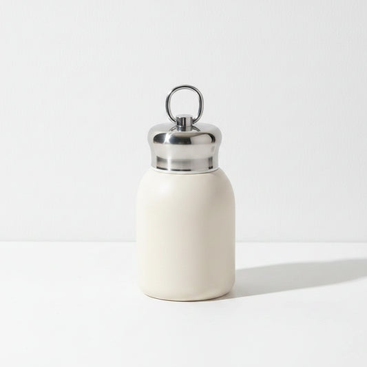 Mini gourde 300ml couleur blanc cassé
