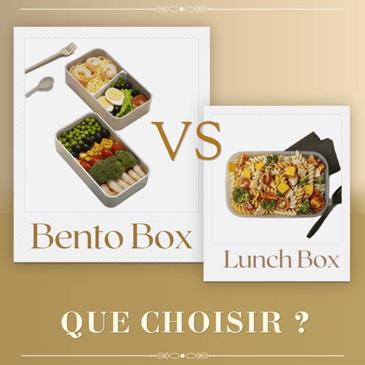 Bento box ou lunch box image banner blog